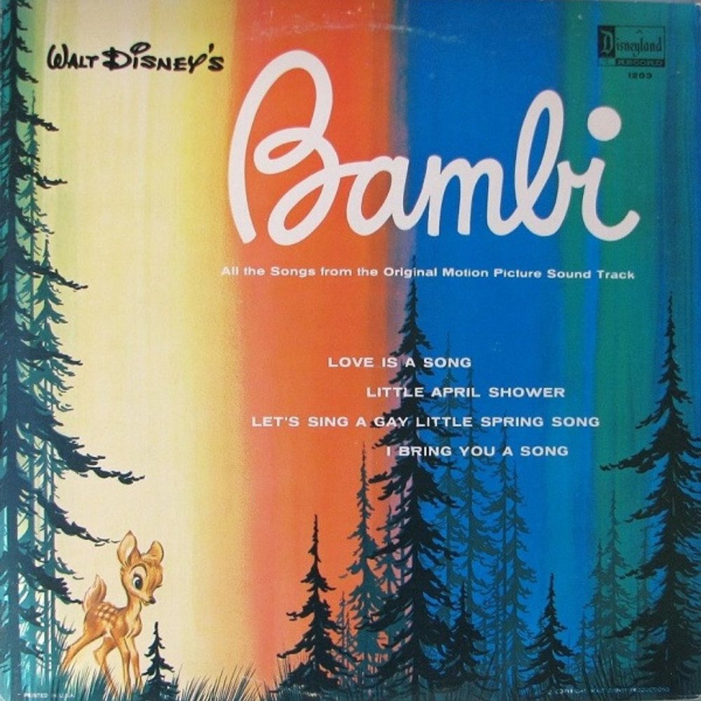 Walt Disney's Bambi Disneyland LP Record (rare)